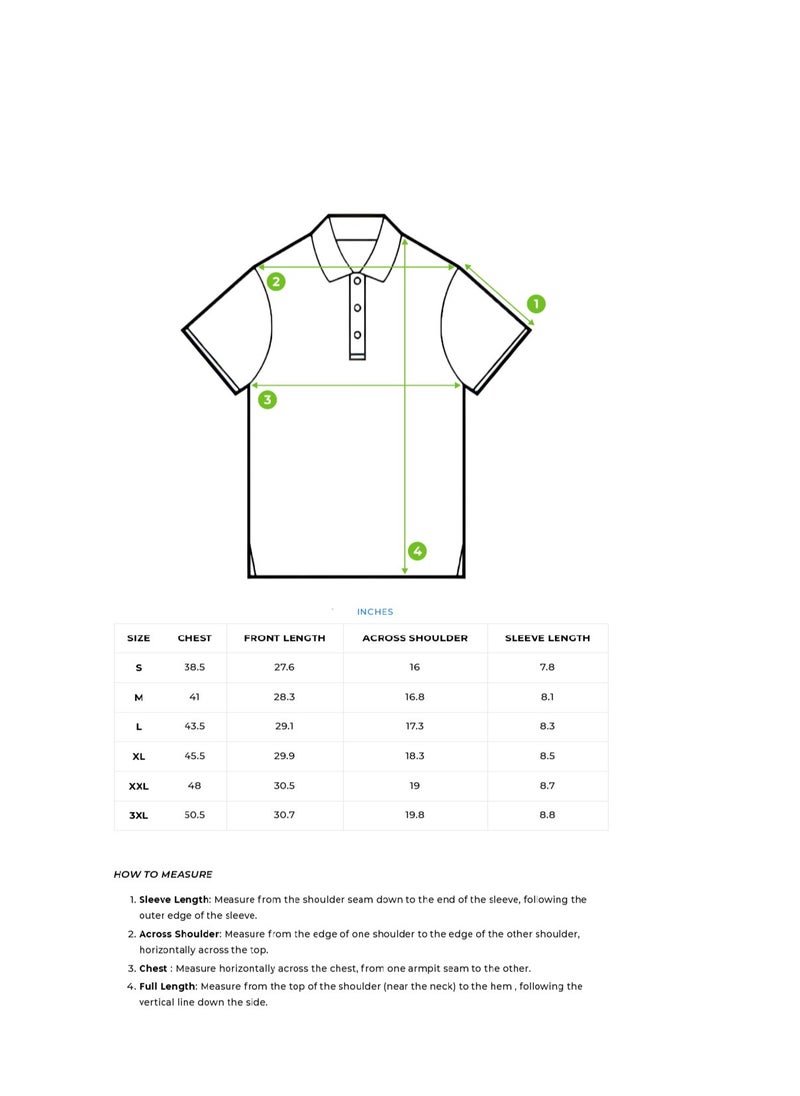 THE BEAR HOUSE Men’s Polo T-Shirt – Soft, Breathable Cotton, Classic Fit for All-Day Comfort, Stylish Casual Shirt for Summer, Everyday Wear & Outdoor Activities  - Image 3