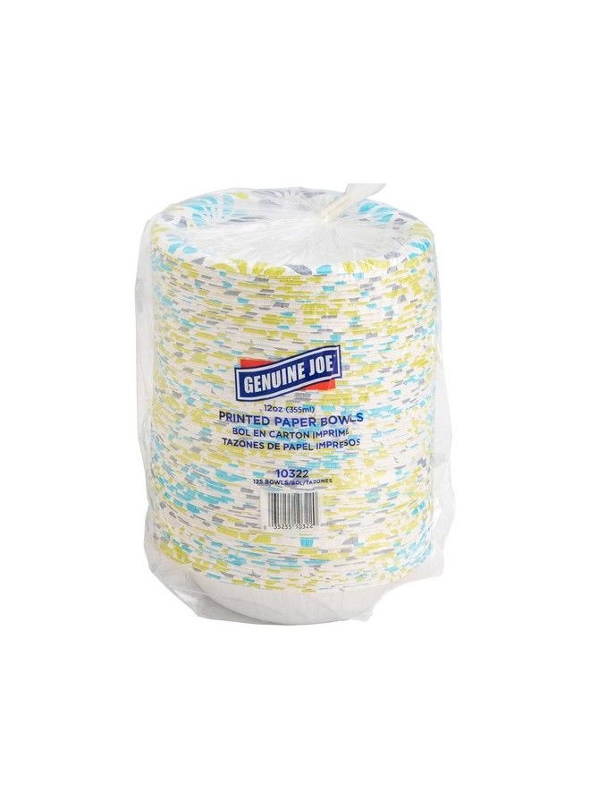 Genuine Joe - 12 Oz. Paper Bowls (Pack Of 125) - Image 1