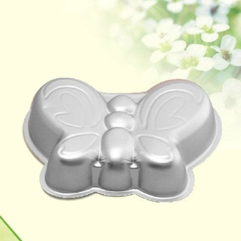 Homies International Brings 1 PieceButterfly Shape with Design Engraved NonStick Teflon Cake Baking Metal Pan Mold for Home and Kitchen Size 28 L 20 B 6 H cm Color Dark Grey - Image 2