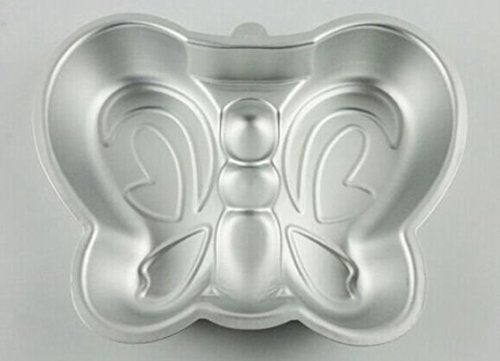 Homies International Brings 1 PieceButterfly Shape with Design Engraved NonStick Teflon Cake Baking Metal Pan Mold for Home and Kitchen Size 28 L 20 B 6 H cm Color Dark Grey - Image 3