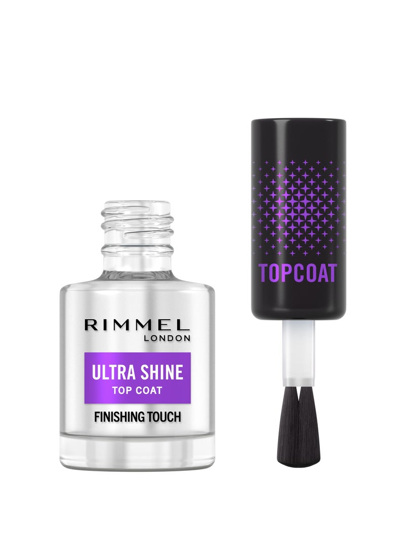 RIMMEL LONDON Ultra Shine Nail Polish Top Coat  - Image 1