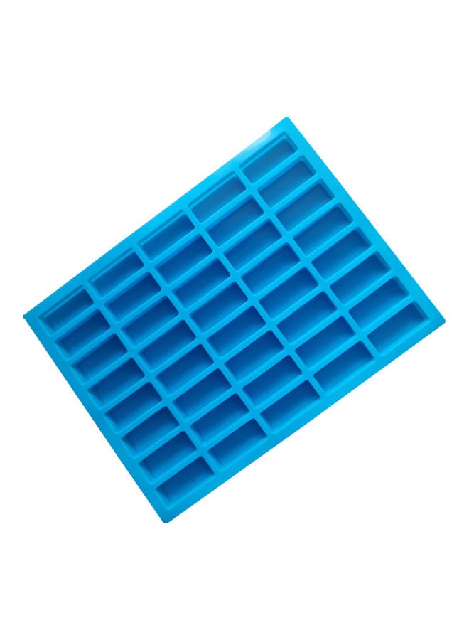 40-Cavity Rectangle Silicone Mould Blue 29  x   22cm - Image 4