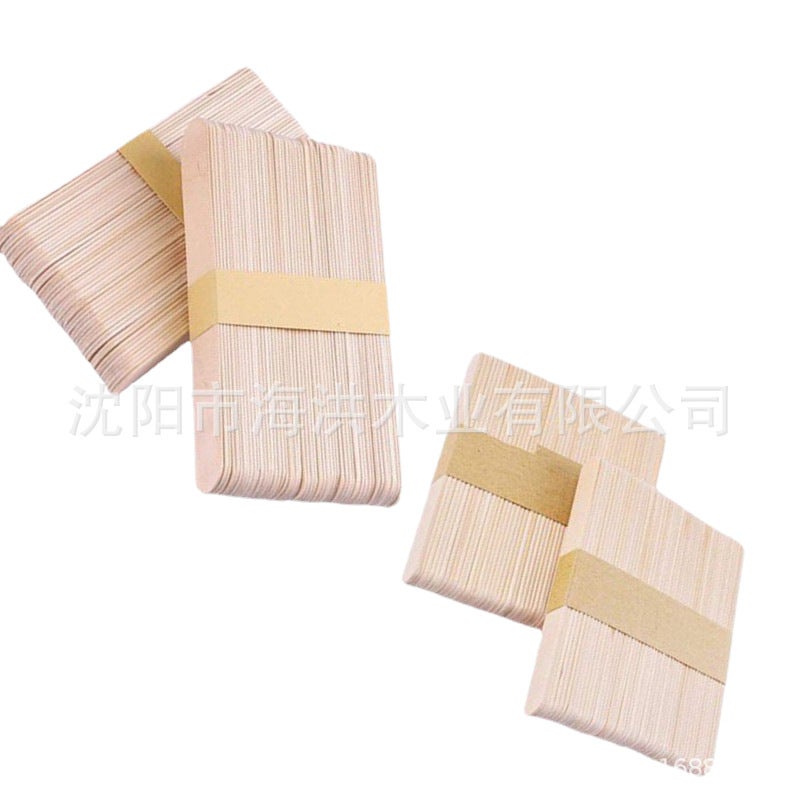 Supply Disposable Wooden Beeswax Wooden Stick Eyebrow Hair Removal Wax Paper Wax Coated Wooden Stick Wax Stick Eyebrow Sign Nose Hair Sign - Image 4