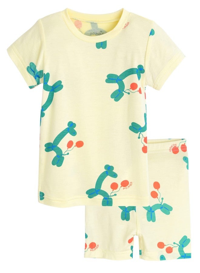 moimoln Viscose Toddler Pajamas Girls Boys Long Sleeve Rabbit 2T - Image 1