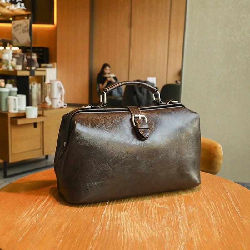 Women''s Bag and Style Doctor''s Bag 2025 Handbag Large Capacity Vintage Versatile Shoulder Crossbody Bag Large Capacity Doctor''s Bag - Image 3