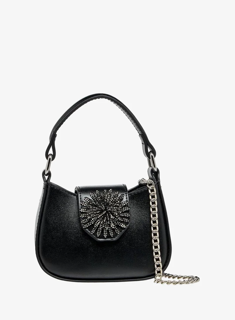 Celeste Embellished Crossbody Bag with Chain Strap Ramadan Collection