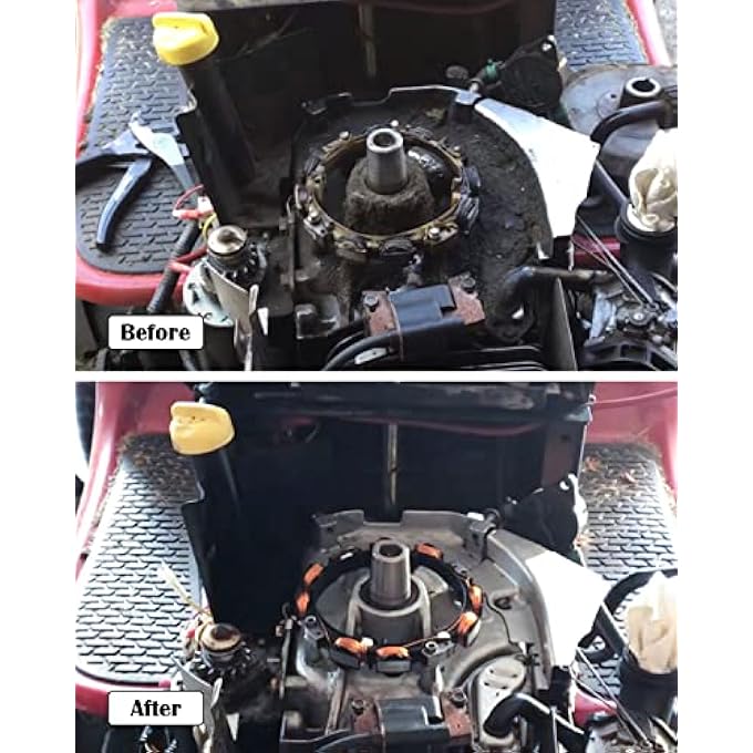 GUZIKO Alternator 10-16 Amp Replace 592830 696458 and Voltage Regulator Replace 394890 Fit for Briggs Stratton John D 96458 691064 393295 845907 394890 797375 393374 691185 JD GT235 LT166 - Image 3