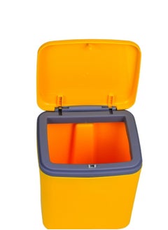 MAAS 3-Piece Pedal Trash Bin Made of Premium Quality Plastic for Home and Office Use 2.8L  - Image 5