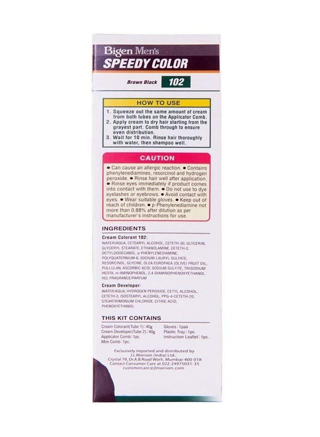 Bigen Speedy Color 102 Brown Black - Image 2