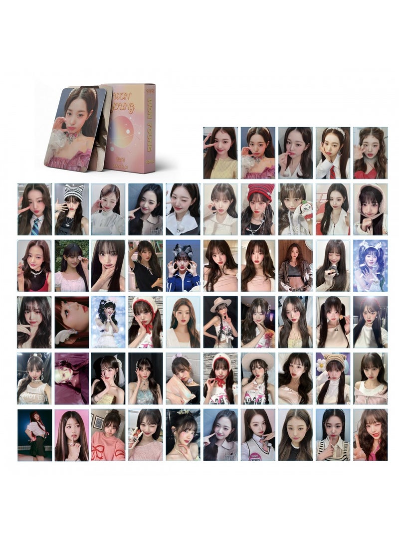 NIBEMINENT 55 Pcs Kpop IVE - Jang Wonyoung Lomo Cards Card For Fans Collection Gifts - Image 1