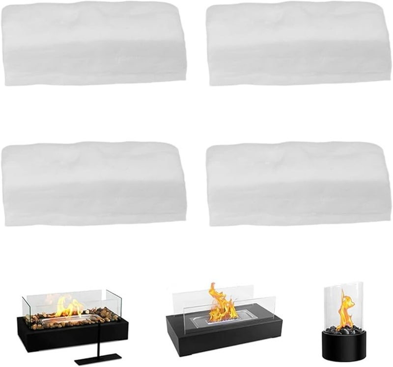 Bioethanol Fireplace Sponge Premium Fiber Cotton 2 X 4 7 Inch Heat Resistant Customizable Size - Image 5