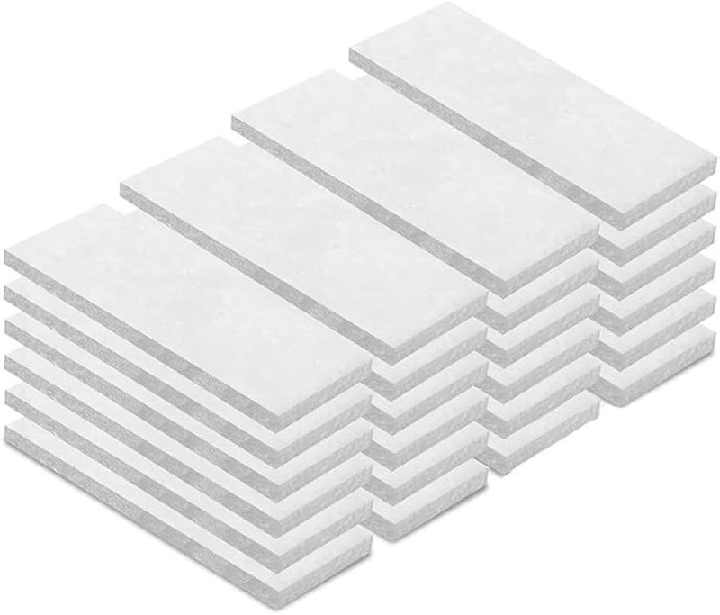 Bioethanol Fireplace Sponge Premium Fiber Cotton 2 X 4 7 Inch Heat Resistant Customizable Size - Image 1