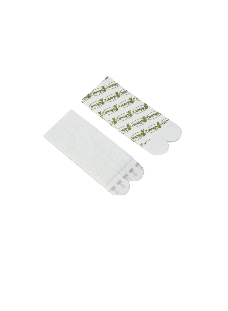 3M Command 17206-ES Picture and Frame Hanging Strips, Large, Holds 7.2 Kg. whole pack, white color. 4 pairs/pack, Heavy Duty, Decorate Damage-Free - Image 2