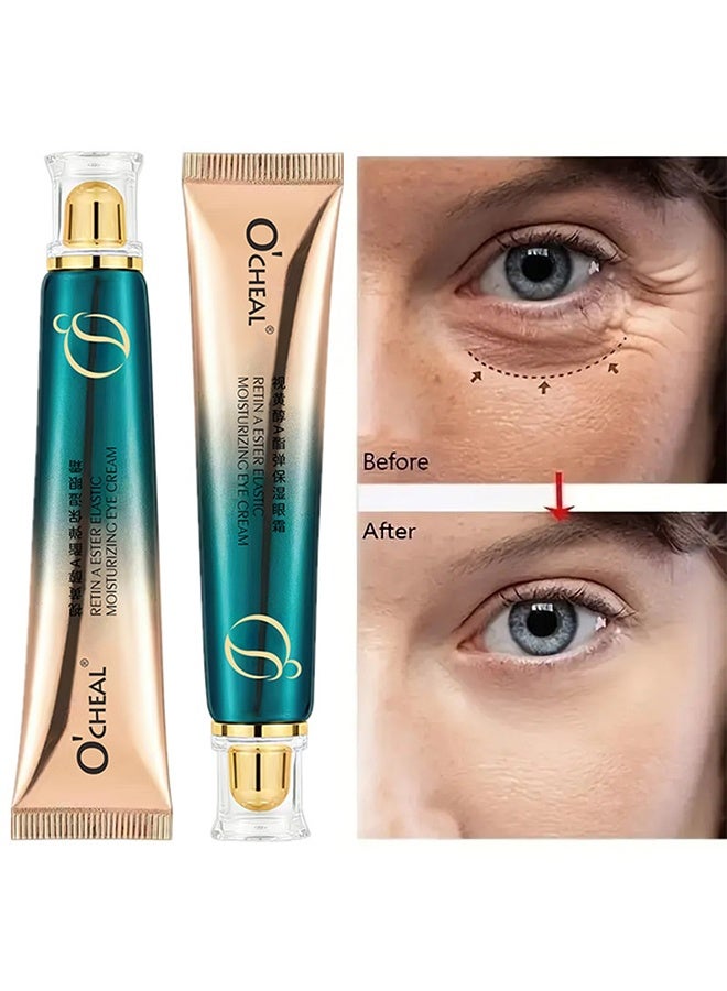 OCHEAL Retin A Ester Elastic Moisturizing Eye Cream - Daily Eye Wrinkle Cream Eye Cream With Vitamin and Retinol Complex Brightening Anti Aging Line Smoothing Skin Care - Image 1