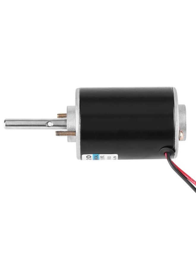 12V/24V 30W CW/CCW Permanent Magnet DC Motor Reversible Electric Gear Motor High Speed Low Noise for DIY Generator XD-3420 (12V 3500RPM) (Size : 12V3500RPM)  - Image 2