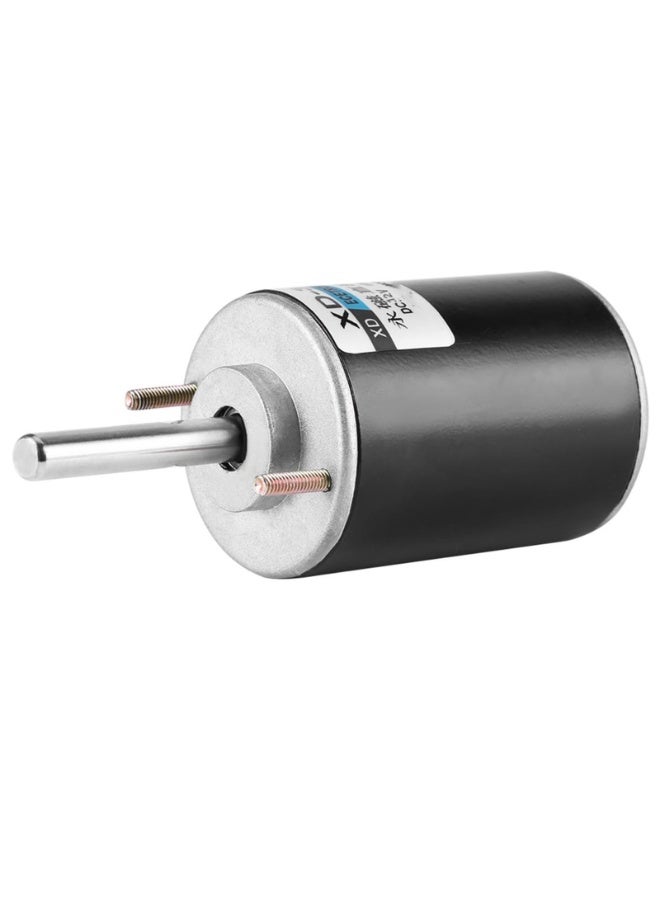 12V/24V 30W CW/CCW Permanent Magnet DC Motor Reversible Electric Gear Motor High Speed Low Noise for DIY Generator XD-3420 (12V 3500RPM) (Size : 12V3500RPM)  - Image 1