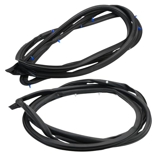 Anlseiod Front Door Weatherstrip Moulding Seal Rubber for Civic Sedan 2012 2013 2014 2015 Left and Right Side Door Weatherstrip Front Left Opening Seal Stripping Replaces#‎72350-TR3-A01 - Image 1