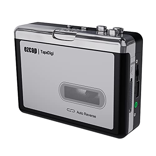 Ezcap Cassette to MP3 Converter, Digital Cassette Player Converts Tape to MP3 into USB Flash Drive, No PC Required No Bluetooth - Image 1