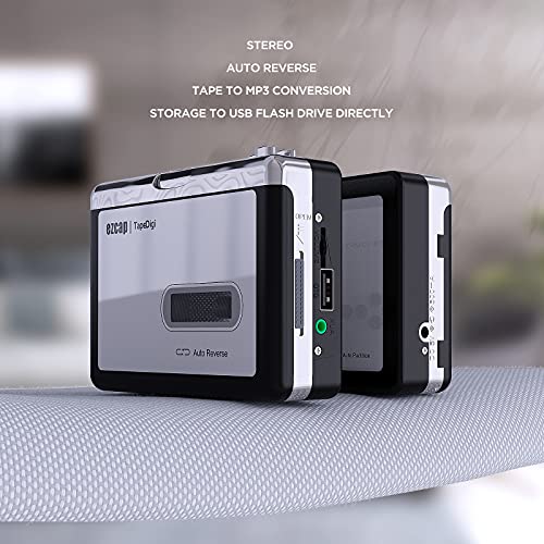 Ezcap Cassette to MP3 Converter, Digital Cassette Player Converts Tape to MP3 into USB Flash Drive, No PC Required No Bluetooth - Image 2