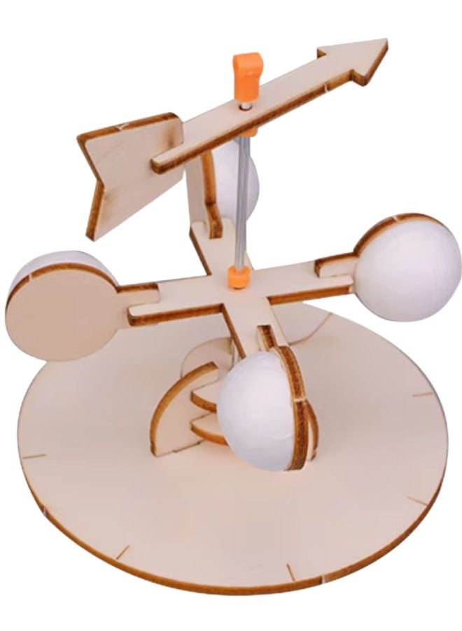 Fatio STEM Toy, Wooden Wind Vane, Montessori Toy, DIY 3D puzzle, eco-friendly, handmade, educational toy - Image 1