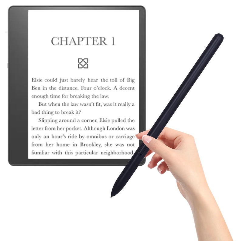 CaoXiong Stylus Pen Replacement for Kindle Scribe,4096 Pressure Sensitivity,Magnet Adsorption Pen for Digital Writing,Drawing Replacement for Kindle Scribe Pen(Black) - Image 3