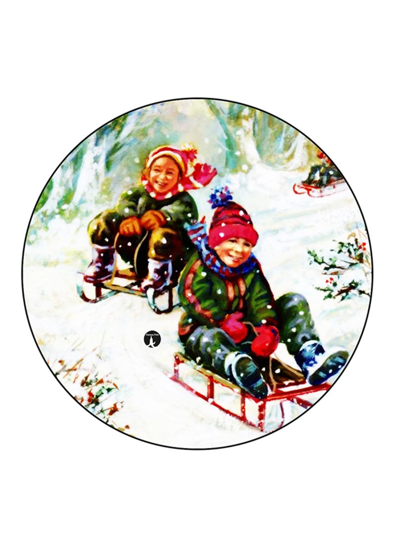 RKN Vintage Art Printed Fridge Magnet Multicolour - Image 1