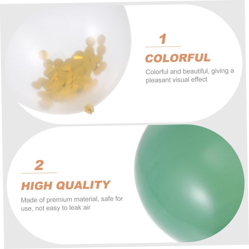 Metallic Latex Avocado Balloon Kit for Birthday Wedding Party Decorations - Image 3
