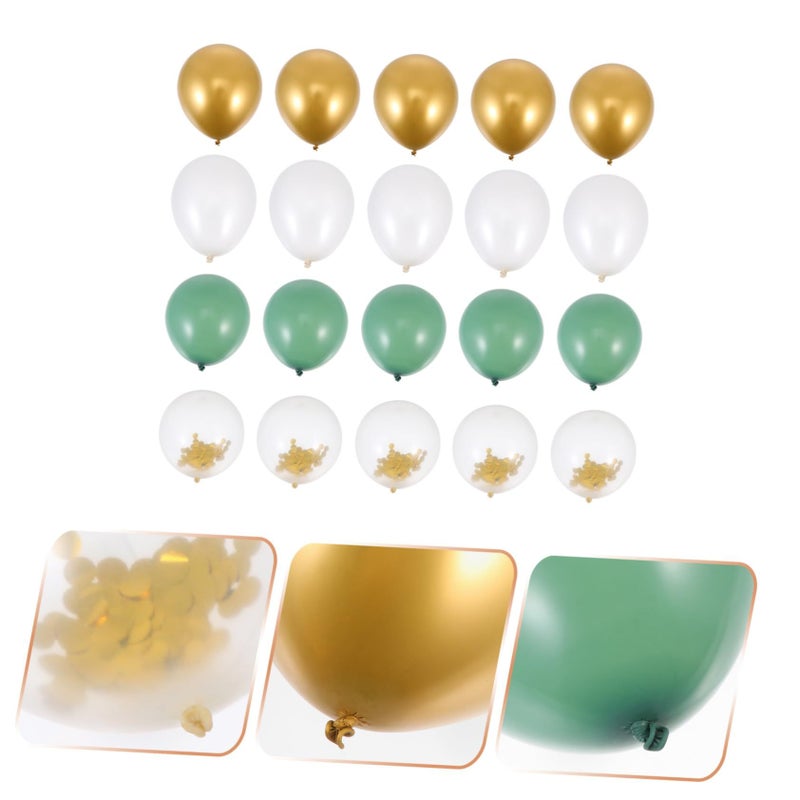 Metallic Latex Avocado Balloon Kit for Birthday Wedding Party Decorations - Image 5