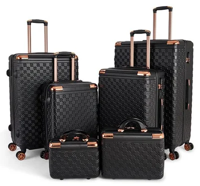 LIMRA A travel bag set consisting of 6 luggage bags Black color, size 32"/28"/24"/20"/15"/12 inches