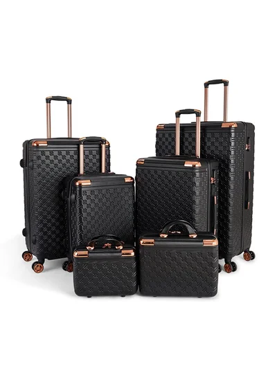 LIMRA A travel bag set consisting of 6 luggage bags Black color, size 32"/28"/24"/20"/15"/12 inches