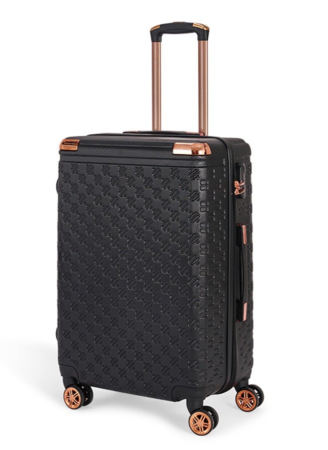 طقم شنط سفر مكون من 6 حقائب أمتعة لون أسود بمقاس 32"/28"/24"/20"/15"/12 انش