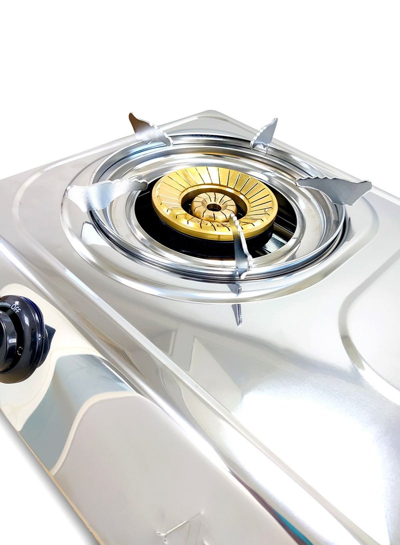 Avion Double Burner Gas Stove |Durable Brass Burner Cap | Auto Ignition - Image 3