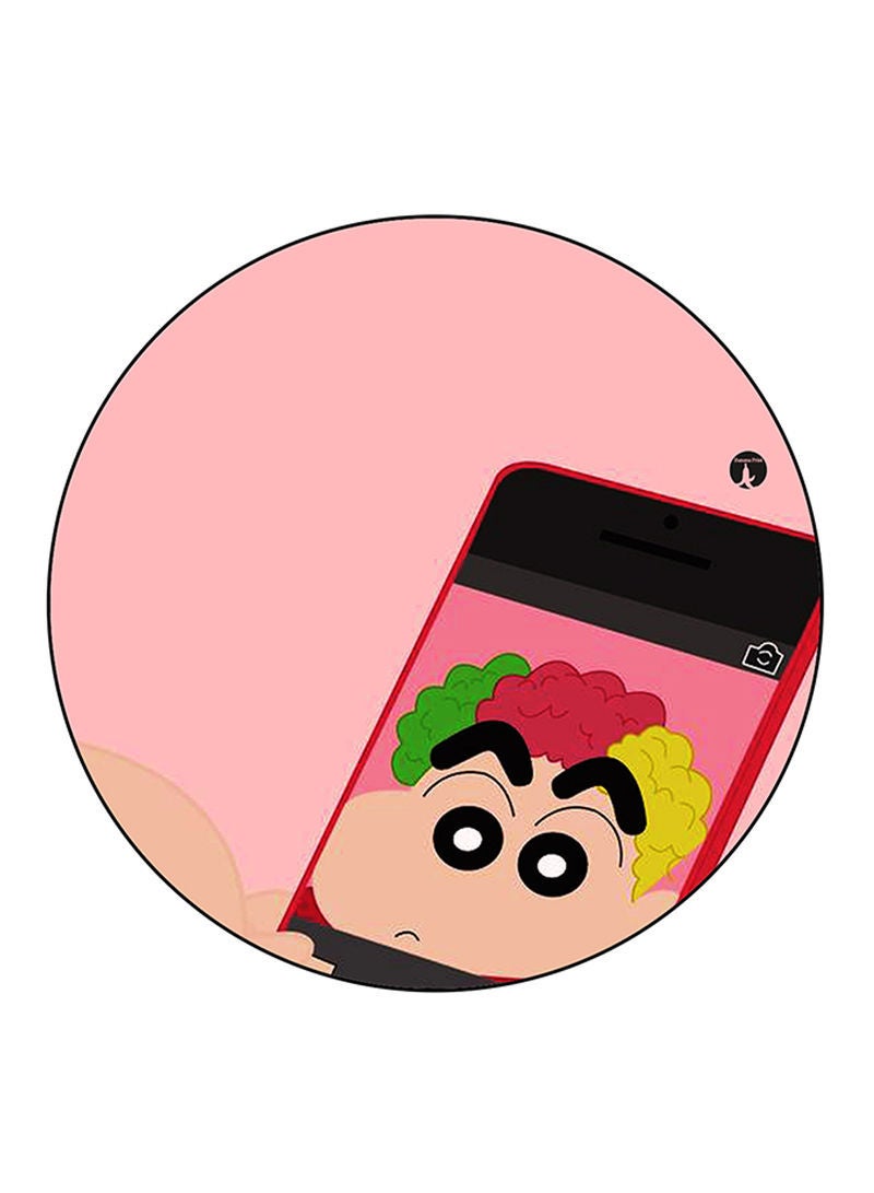 RKN Anime Shin Chan Printed Fridge Magnet  Round  Multicolour - Image 2