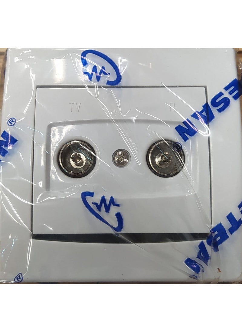 Metesan - Alia White Tv/r Socket - Image 1