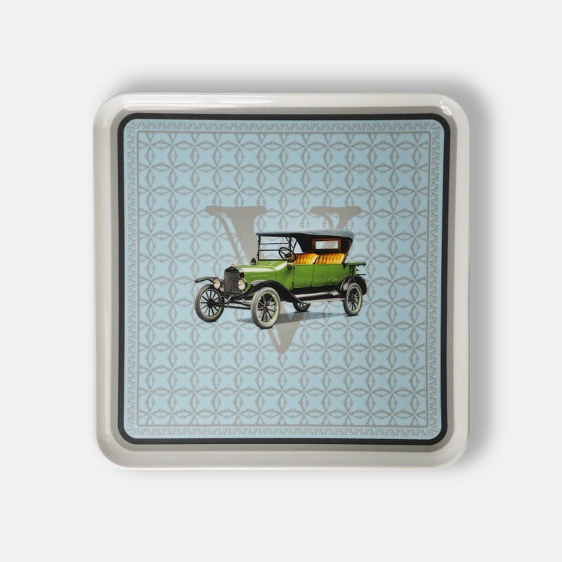 VITELLI DESIGN STUDIO Classic Cars 20s 27 Cm Porcelain Plate - Image 1