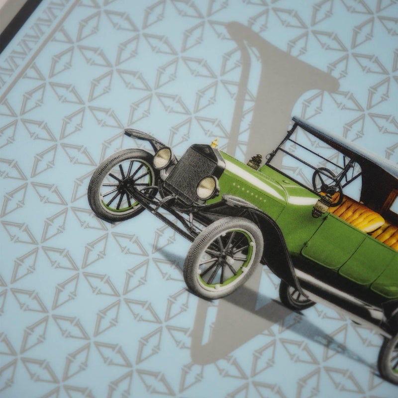 VITELLI DESIGN STUDIO Classic Cars 20s 27 Cm Porcelain Plate - Image 3