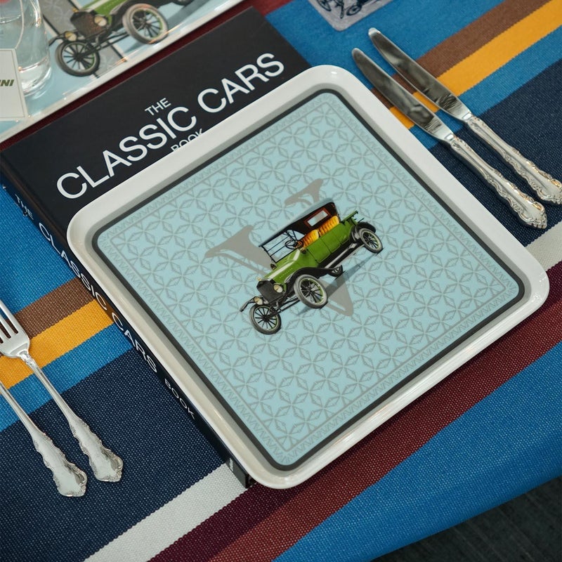 VITELLI DESIGN STUDIO Classic Cars 20s 27 Cm Porcelain Plate - Image 2