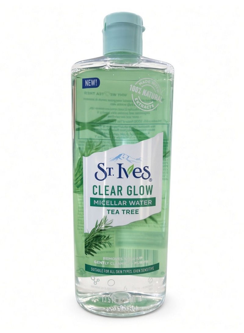 St. lves Clear Glow Micellar Water Fresh Radiance with Green Tea - 400ml - Image 1