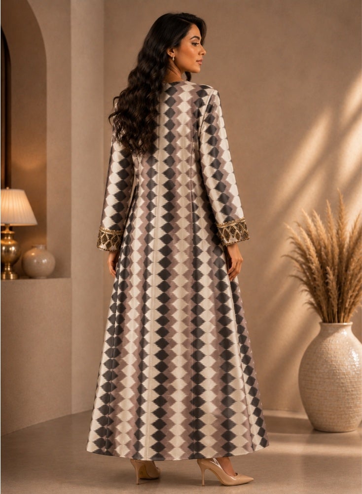 Comfort Jalabiya with Intricate Embroidery for Women - Image 5
