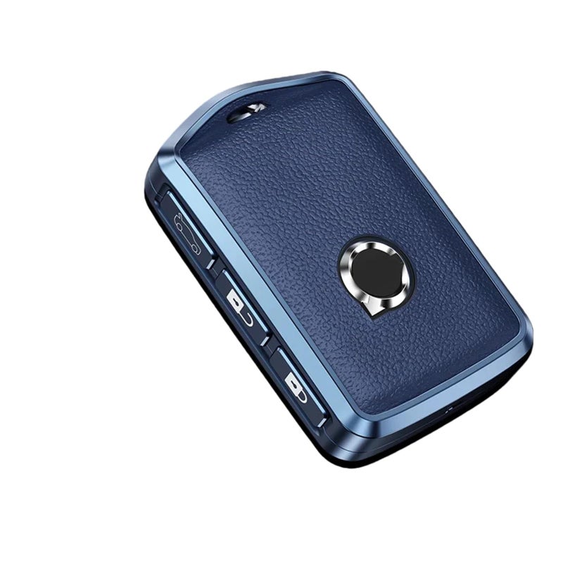 Blue Car Key Case Cover Compatible For Volvo S60 S90 XC40 XC60 XC90 V60 V90 - Image 2
