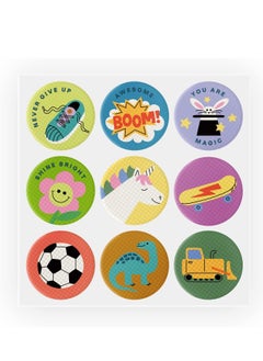 Cliganic Cliganic Mosquito Repellent Stickers (90 Pack) - Positive Vibes Patches for Kids, Natural DEET-Free, Essential Oil Infused  - Image 3