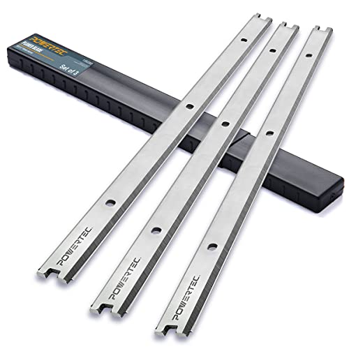 POWERTEC 13 Inch Planer Blades for RIDGID R4330, TP1300LS Planer, Replacement for AC20502 Planer Knives, Set of 3 (12828) - Image 1