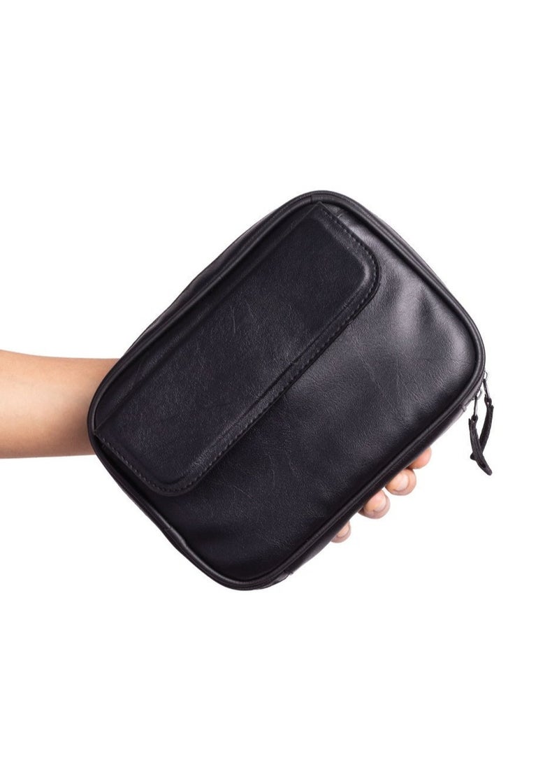 ايه ار سابلاي AR Pouch من Arij Bags | شنطة يد صغيرة للموبايل والإكسسوارات، استخدام يومي عملي، جيب رئيسي + 6 جيوب للكروت + جيوب داخلية متعددة + جيب خارجي سريع، تصميم خفيف (22 × 17 × 5 سم) (أسود) - Image 2