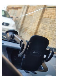 ProOne Universal Car Dashboard Phone Holder - Secure Mount, Hands-Free Experience | Rock-Solid Grip, Enhanced Stability | Fits All Phones, Free Car Air Vent Clip Included  - Image 2