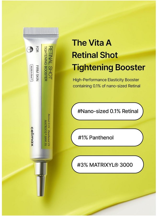 celimax celimax The Vita A Retinal Shot Tightening Booster | with Liposomized Retinal, Matryxyl, Pore Minimizer, Wrinkles & Fine Lines, Firmer Skin, 15ml  - Image 2