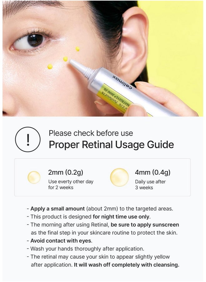 celimax celimax The Vita A Retinal Shot Tightening Booster | with Liposomized Retinal, Matryxyl, Pore Minimizer, Wrinkles & Fine Lines, Firmer Skin, 15ml  - Image 5