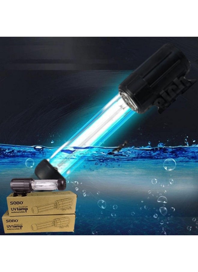 VAYINATO - Sobo Aquarium Submersible UV Lamp for Aquarium Fish Tank | Power : 9W | Suitable for 650-900L Tank - Image 1
