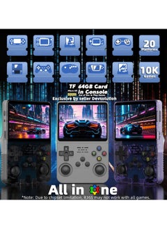 FIPKA R36S Handheld Game Console 3.5-inch Retro Handheld Video Games Consoles  - Image 2
