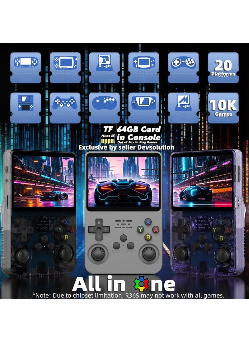 FIPKA - R36S Handheld Game Console 3.5-inch Retro Handheld Video Games Consoles - Image 1