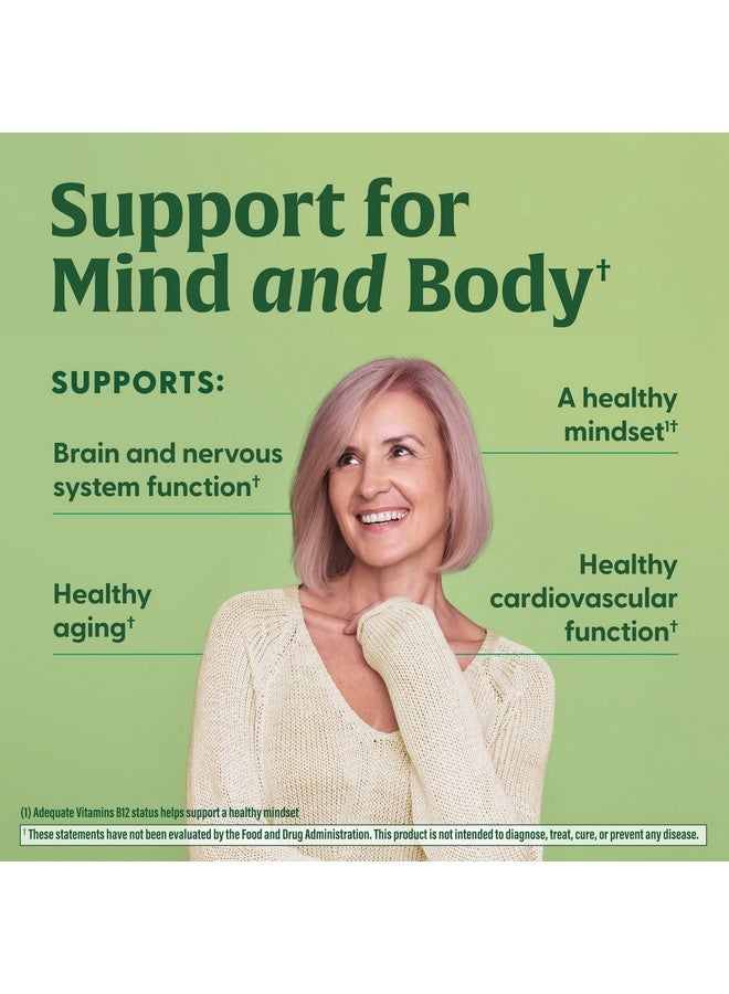 MegaFood Extra Strength Methyl B12 Vitamins, Bioavailable Vitamin B12 3000mcg Per Serving, Supports Energy Metabolism & Nervous System Health, Beet Root, Vegan, Gluten Free, 90 Capsules, 90 Servings - Image 4